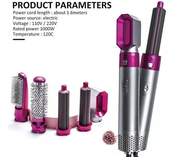 SECADOR Y ALISADOR 5 EN 1 📦 ENVÍO GRATIS