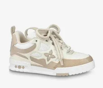 ✨ ¡ESTILO DE LUJO Y COMODIDAD EN LAS CALLES! ¡HA LLEGADO EL LV SKATE BEIGE! 👟🛒